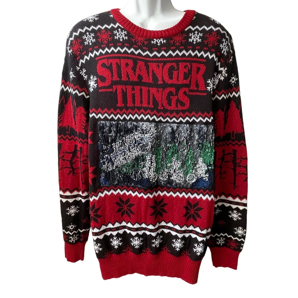 Stranger Things Upside Down Changeable Sequins Ug… - image 3